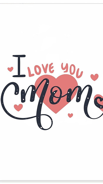 I Love You Mom, Simple, Background HD phone wallpaper