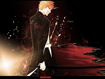 Ichigo_By MY$T3RIO, bleach, bankai HD wallpaper