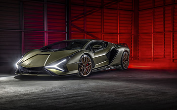Lamborghini Sian, , FKP 37, supercar, green Sian, Italian sports cars, luxury cars, Lamborghini HD wallpaper