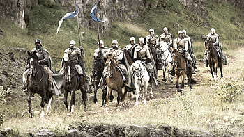 Preview game of thrones, warriors, squad, horses, knights HD wallpaper