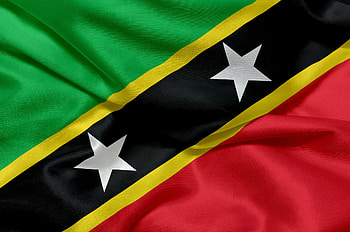 National flag, Saint Kitts and Nevis HD wallpaper