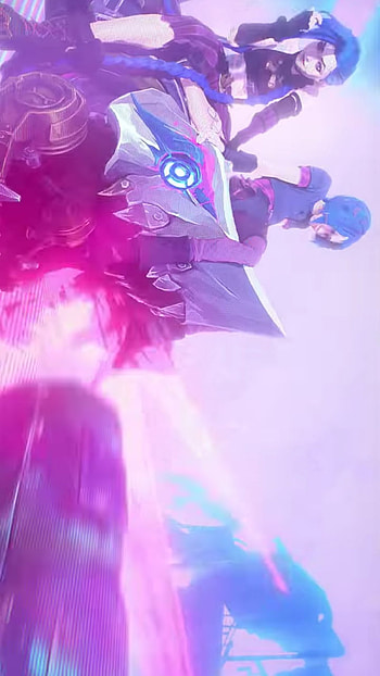 Arcane: Powder, sky, pink HD phone wallpaper