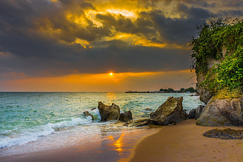 Tropical beach, Wave, Beach, Summer, Sea HD wallpaper