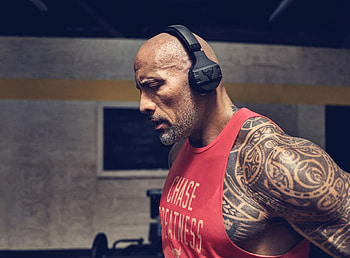 Fitness, Dwayne Johnson HD wallpaper