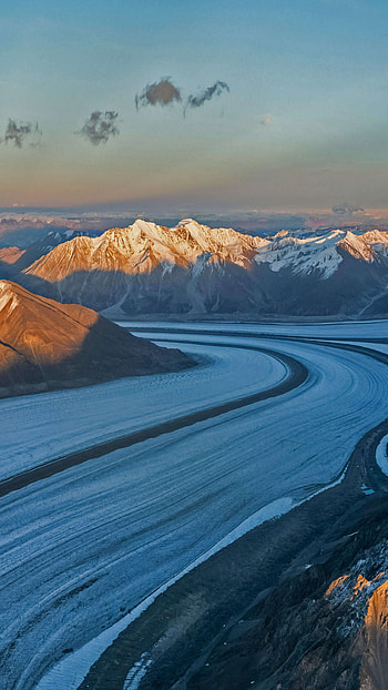 Kaskawulsh marvel, Yukon's pride, Glacial paradise, Canadian treasure HD phone wallpaper