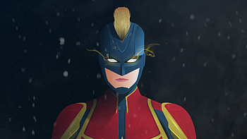 Captain Marvel Digital Artwork, captain-marvel, artstation, digital-art, superheroes, artwork, artist HD wallpaper