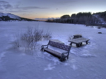Waiting for spring to arrivew, waiting, bench, arrive, spring HD wallpaper