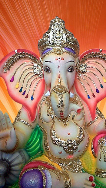 Ganpati, rudveda, god, devotional HD phone wallpaper