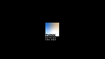 Think Outside The Box , typography, dark, black, deviantart HD wallpaper
