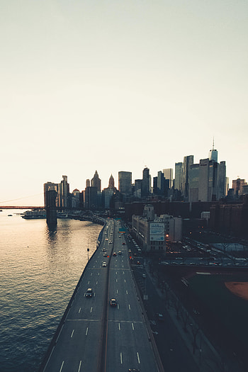 Cities, Auto, City, Building, Coast, Road HD phone wallpaper