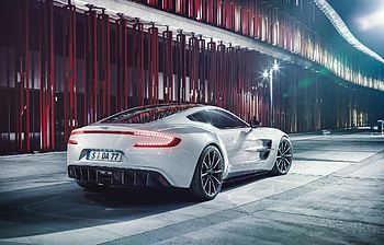 Aston Martin, Cars, Back View, Rear View, One-77 HD wallpaper
