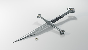 Narsil Sword, Movie prop, Artistic creation, Fantasy blade HD wallpaper