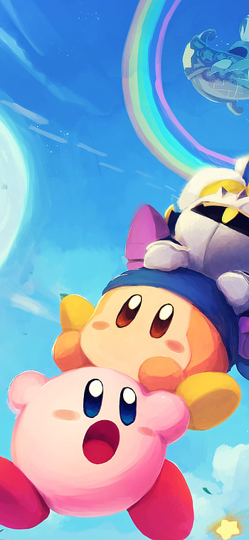 Kirby Dreamy Quest: Vibrant Adventure, video game, Kirby HD phone wallpaper