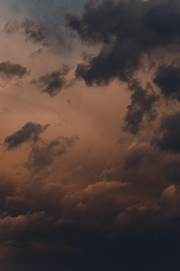 Nature, Sky, Twilight, Clouds, Dusk, Evening HD phone wallpaper
