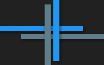 blue cross, material design, gray background, minimalism, blue lines, background with lines HD wallpaper