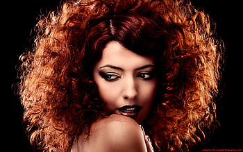 woman, face, people, red HD wallpaper