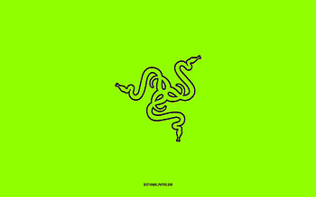 Razer logo, , bright green gradient background, Razer carbon logo, bright green background, Razer, Razer emblem HD wallpaper