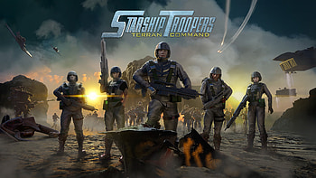 John Rico, Carmen Ibanez, and Carl Jenkins Starship Troopers Terran Command HD wallpaper