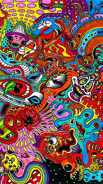 Trippy HD phone wallpaper