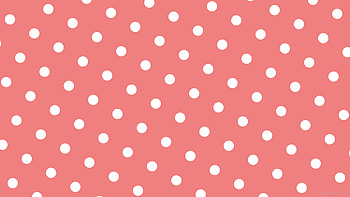 spots red white polka dots light coral HD wallpaper