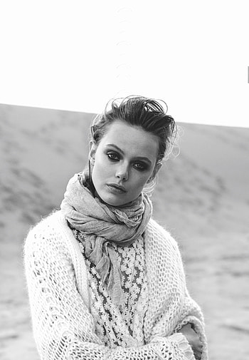 BW monochrome, Frida Gustavsson HD phone wallpaper