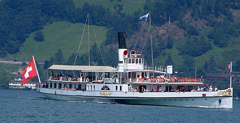 Gallia, boat, steam, paddle HD wallpaper