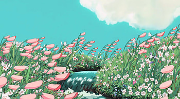 Studio Ghibli, Art, Artwork, Anime scenery HD wallpaper