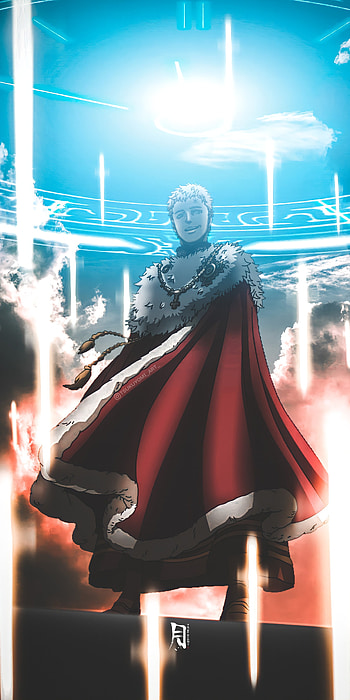 Julius Novachrono, electric blue, fashion design, Mag, Julius Novachrono edit, Time, Black Clover, Black Clover edit, King Julius HD phone wallpaper