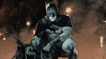 Batman, dc comic, sit, art HD wallpaper