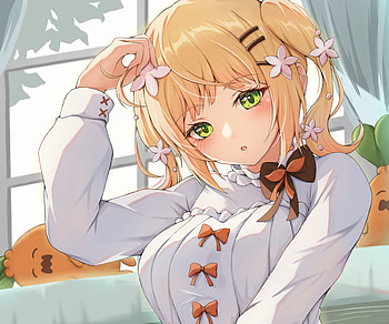 Momosuzu Nene, hololive, Momosuzu Nene, Anime, Virtual Youtuber HD wallpaper