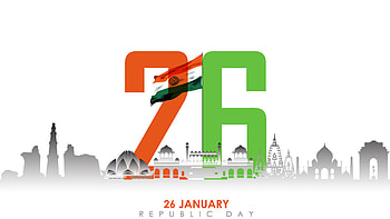 26th January Republic Day Flag Celebration Creative Republic Day HD wallpaper