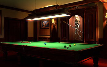 Peter Bond's snooker room, Passion for the sport, Personal playing space, Snooker haven HD wallpaper