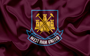 West Ham United FC, flag, logo, football, westham, whufc HD wallpaper