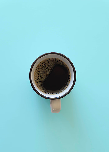 Coffee, Cup, Minimalism, Foam, Meerschaum, Drink, Beverage, Mug HD phone wallpaper