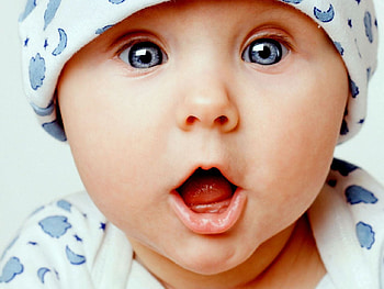 Baby, wonder, new, smile HD wallpaper