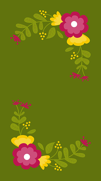 Flowers, Art, Leaves, Vector, Branches HD phone wallpaper
