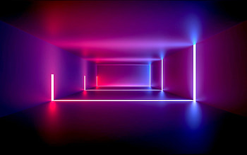 Abstract neon, Light background, Room , Neon design HD wallpaper