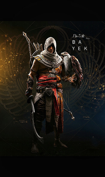 Bayek assassin's Creed, art, games HD phone wallpaper