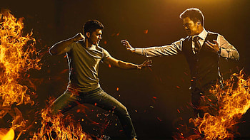 Fistful Of Vengence, vengence, fistful, flames, man HD wallpaper