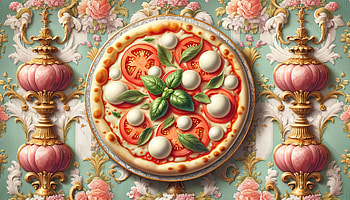Delicious Margherita Pizza for Gourmet Backgrounds, pizza, margherita pizza, tomato, basil, mozzarella HD wallpaper