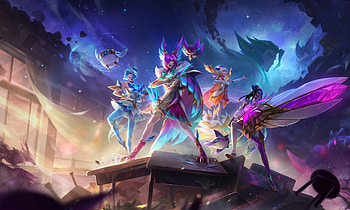 Power girls, game characters, League of Legends HD wallpaper