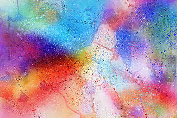 Abstract, Multicolored, Motley, Stains, Spots, Points, Point, Watercolor HD wallpaper
