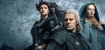 The Witcher 2019-, henry cavill, the witcher, geralt de rivia, actress, afis, freya allan, yennefer, actir, man, anya chalotra, poster, tv series HD wallpaper
