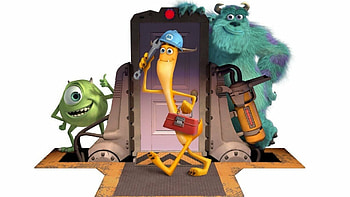 Monsters at Work animation, Billy Crystal, Monsters Inc sequel series HD wallpaper
