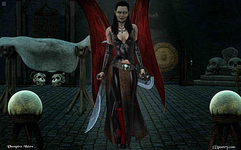 Vampire Girl, hot, fantasy HD wallpaper
