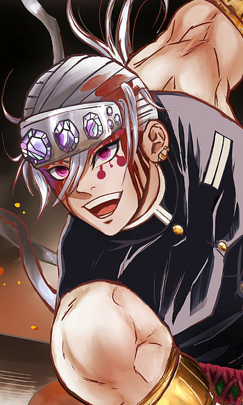 Tengen Uzui, Tengen Uzui, Anime, Demon Slayer: Kimetsu no Yaiba HD phone wallpaper