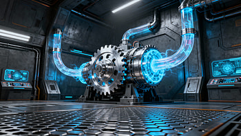 Sci Fi, Engine Room, Gear HD wallpaper