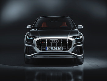 Audi Q8, luxury vehicle, front HD wallpaper