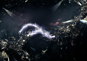 Abstract, Shine, Brilliance, Metal, Electricity, Current, Sparkling, Glitter HD wallpaper