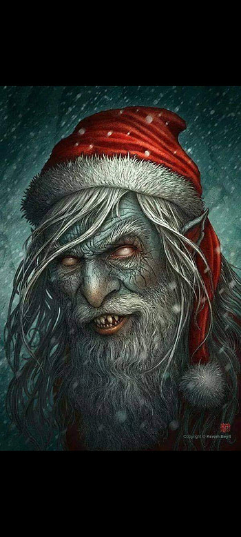 Santa, evil HD phone wallpaper
